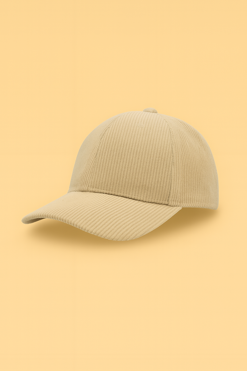 Premium Cord Cap 6-Panel ohne Verschluss, viele Farben & Größen