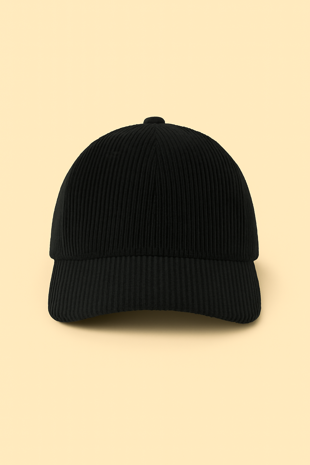 Premium Cord Cap 6-Panel ohne Verschluss, viele Farben & Größen