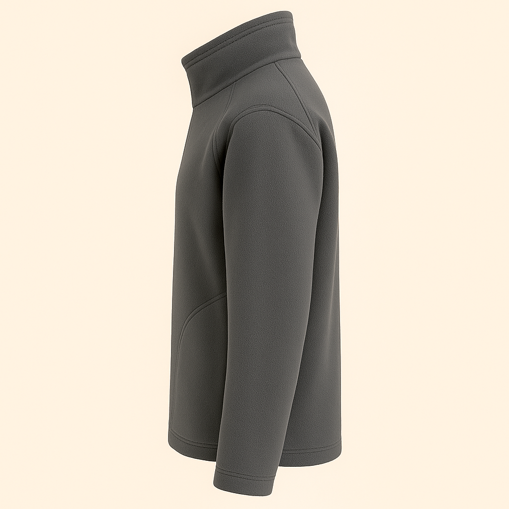 Premium Herren Micro Fleece Jacke Arbeitskleidung – 100% Polyester, Antipilling, Regular Fit