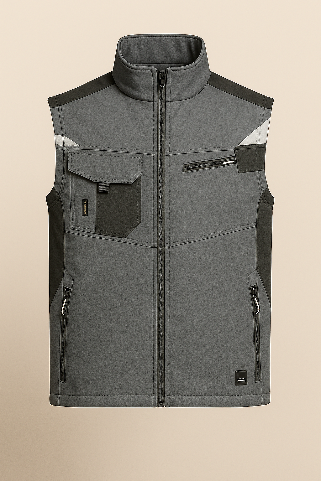 Premium Herren Softshell Weste Arbeitskleidung – Wasserabweisend, Winddicht, Atmungsaktiv