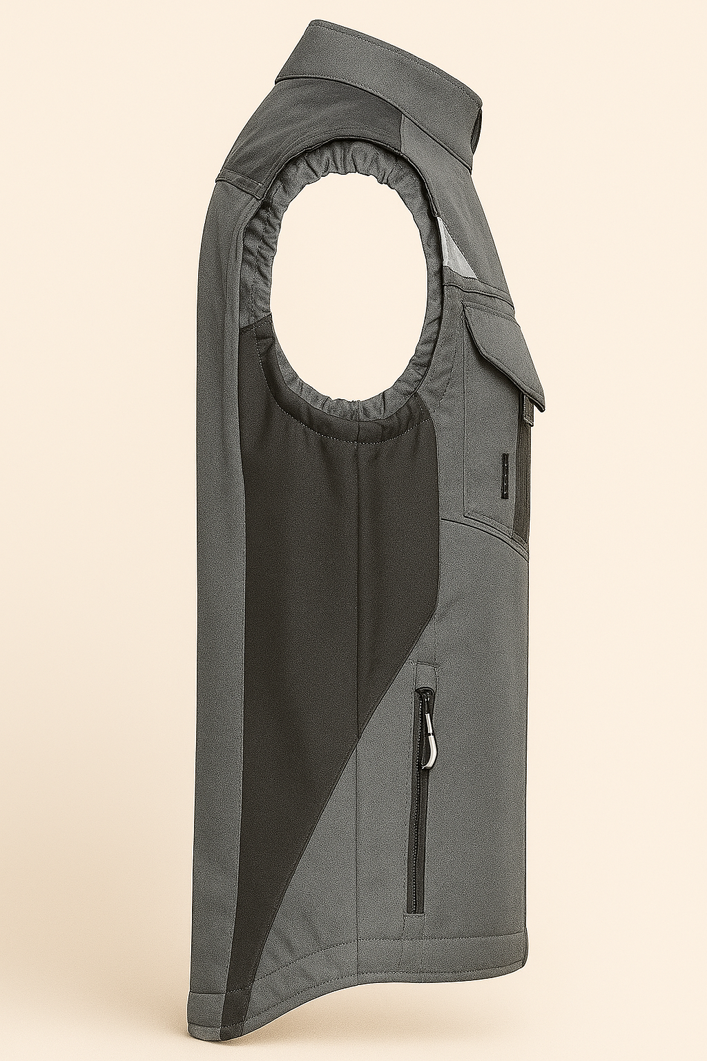 Premium Herren Softshell Weste Arbeitskleidung – Wasserabweisend, Winddicht, Atmungsaktiv