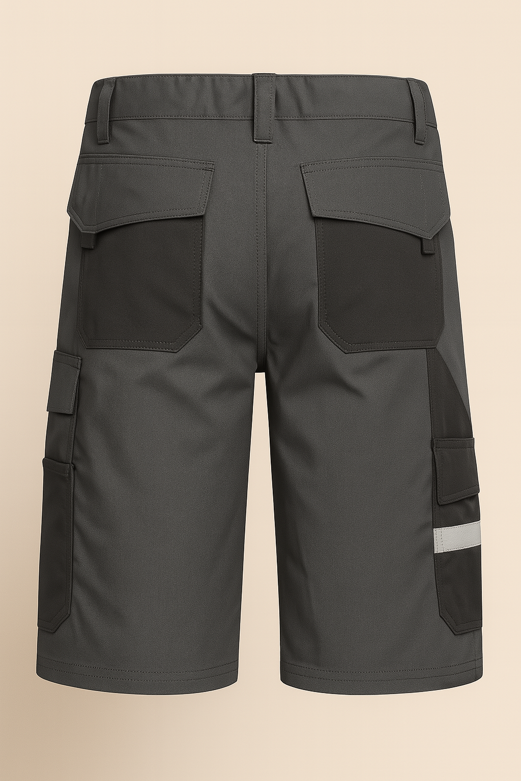 Premium Herren Bermudas Hose Arbeitskleidung verstärkt, Viele Taschen