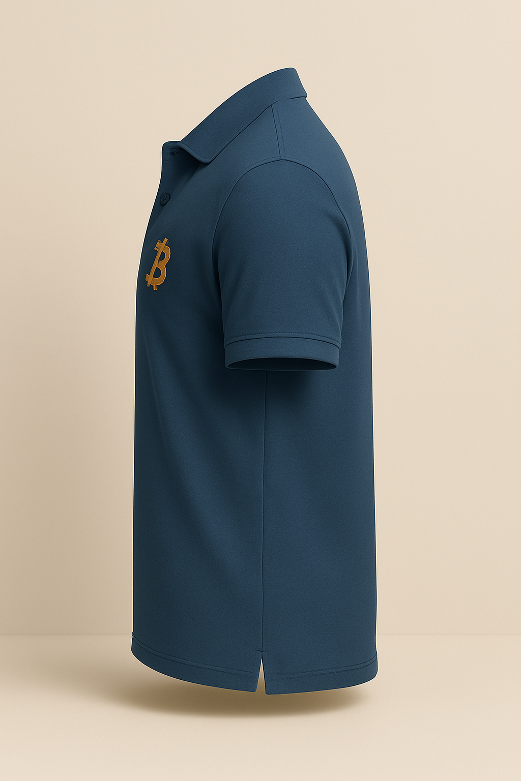Bitcoin Premium Polo Shirt aus 100% Prozent Baumwolle