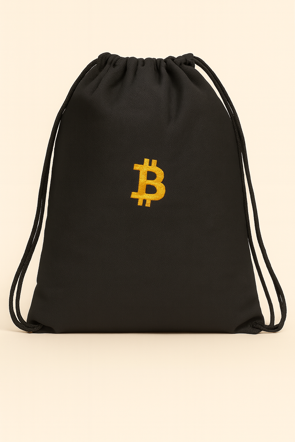 Bitcoin Premium String Bag Gymbag – Turnbeutel 36×42 cm, Polypropylen