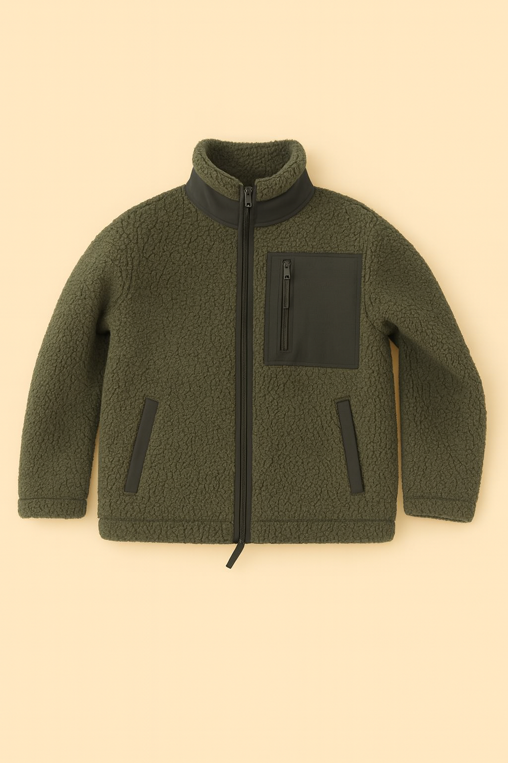 Premium Sherpajacke - Nachhaltig aus Recyclingmaterial , Unisex