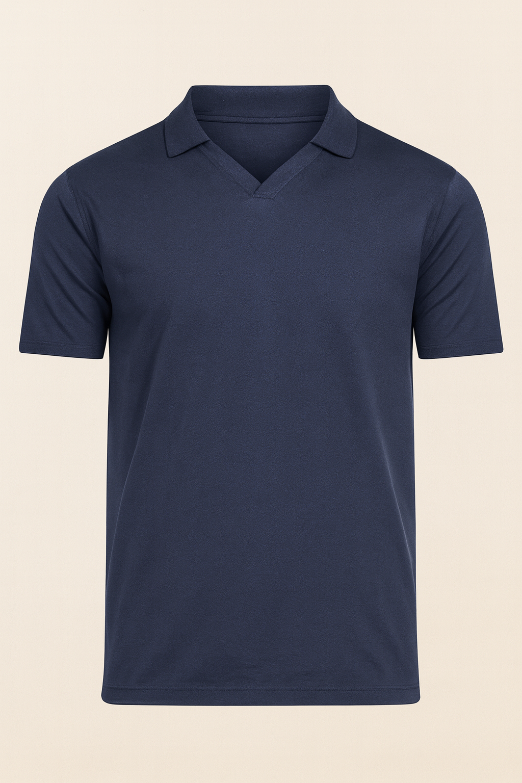 Premium Luxury Stretch V Neck Polo – Bio Baumwolle mit Elasthan