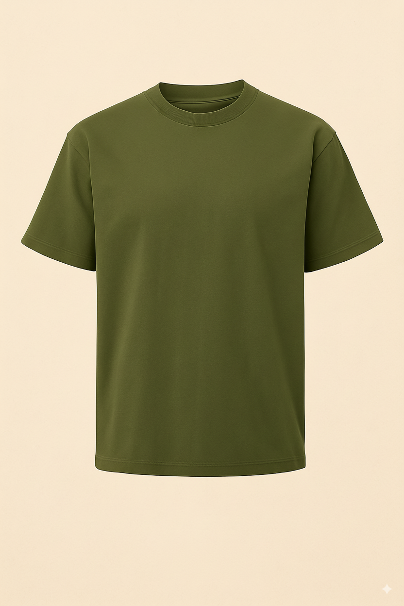 Premium Heavy Oversize T-Shirt, Weit Geschnitten, Baumwolle