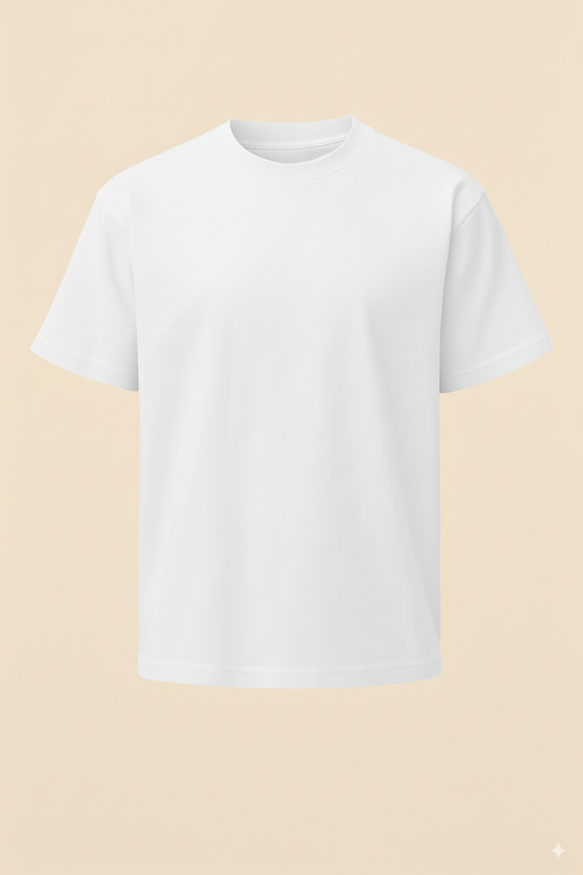 Premium Heavy Oversize T-Shirt, Weit Geschnitten, Baumwolle