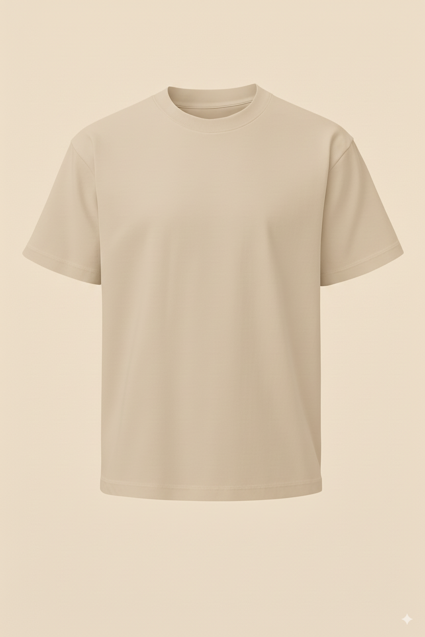 Premium Heavy Oversize T-Shirt, Weit Geschnitten, Baumwolle